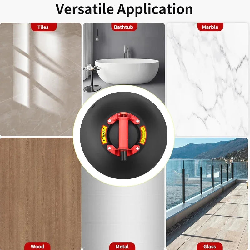 14-Inch Heavy Duty Vacuum Suction Cup 250kg Glass Tile Lifter Vacuum Suction Cup Lifter Richie's