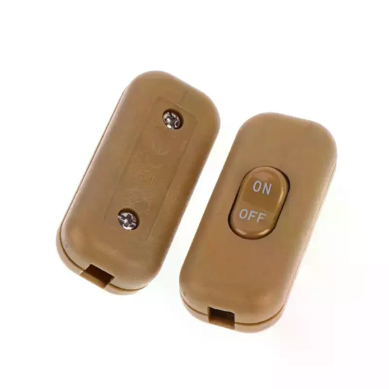 2pcs Inline Cord Switch 250V 6A for Table Lamp & LED Desk Light Inline Cord Switch Richie's
