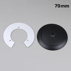 Aluminum Arc Cap Glass Globe Lampshade Holder – Flying Saucer Lampshade Holder Cap Richie's 70mm Black