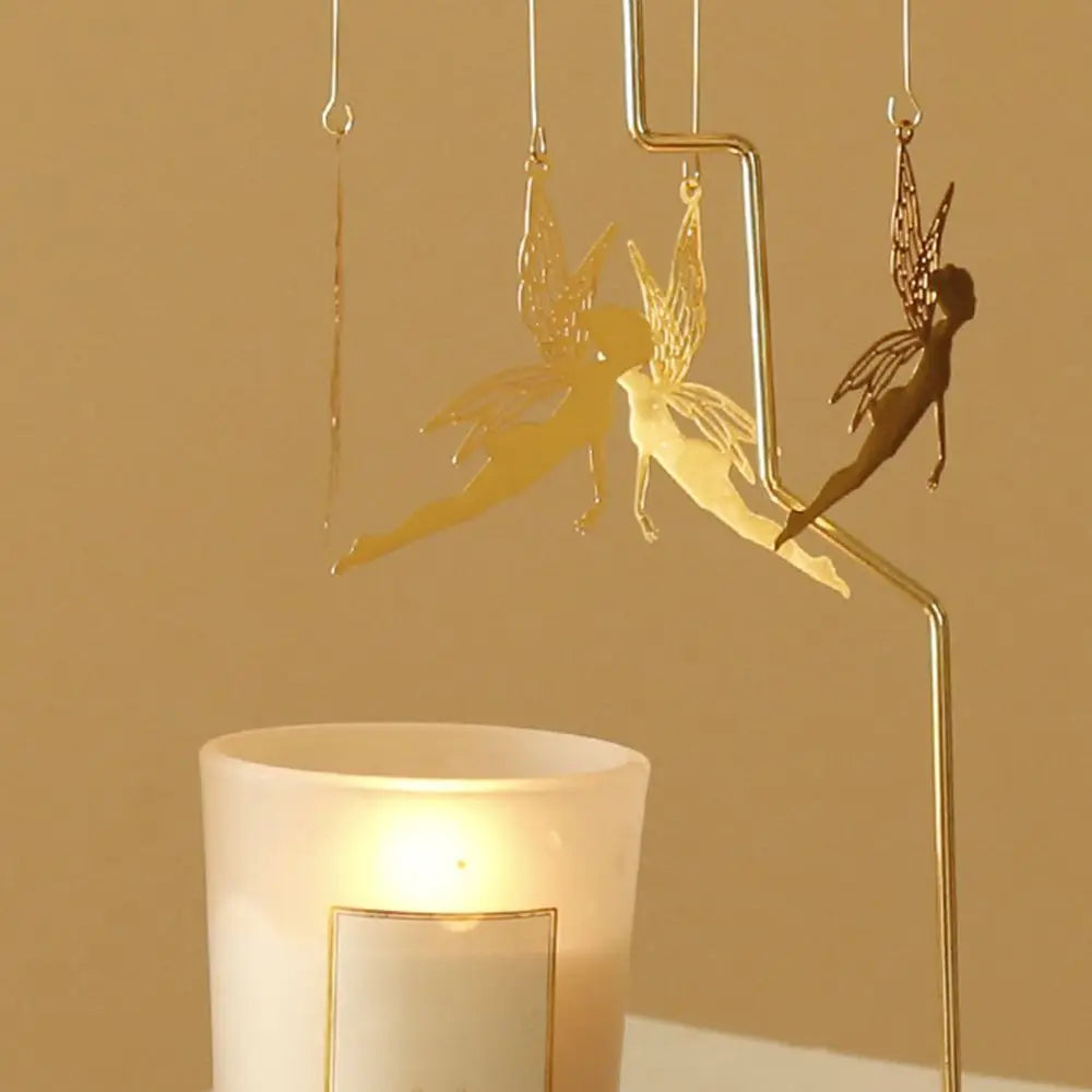 Metal Rotating Candle Holder – Spinning Tealight Candlestick Rotating Candle Holder Richie's