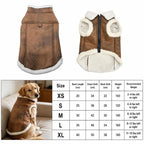 Padded Cotton Dog Sleeveless Vest Jacket – Sizes S to XL Dog Vest Jacket Richie's