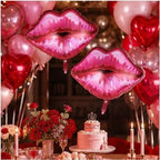2Pcs Extra Large Kiss Lips Foil Balloons for Wedding & Party Foil Party Balloons Richie's