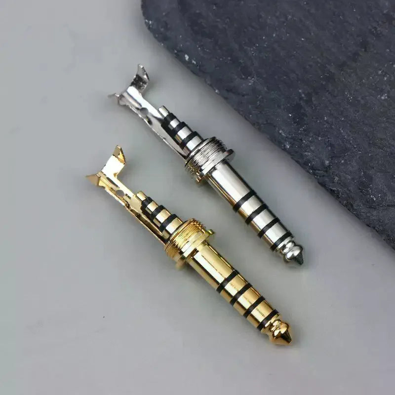 4.4mm 5-Pole Balanced Audio Plug | HIFI Copper Rhodium Plated Balanced Audio Plug Richie's