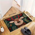 Fluffy Christmas Deer Bath Mat – Quick-Dry Microfiber Anti-Slip Holiday Bath Mat Richie's S