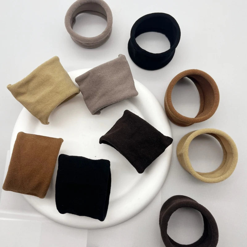 Women's Seamless Elastic Hair Bands – Soft Fabric Ponytail Ties Elastic Hair Bands Richie's