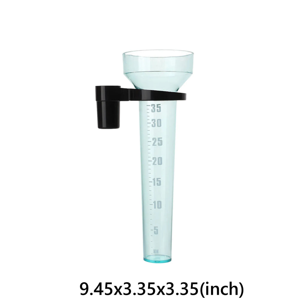 Plastic Rain Gauge with Holder – 35mm Outdoor Rainfall Meter Rain Gauge Richie's