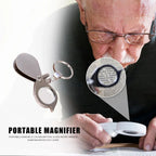 10X/15X Folding Key Chain Magnifier Loupe – Pocket Mini Tool Folding Magnifier Loupe Richie's