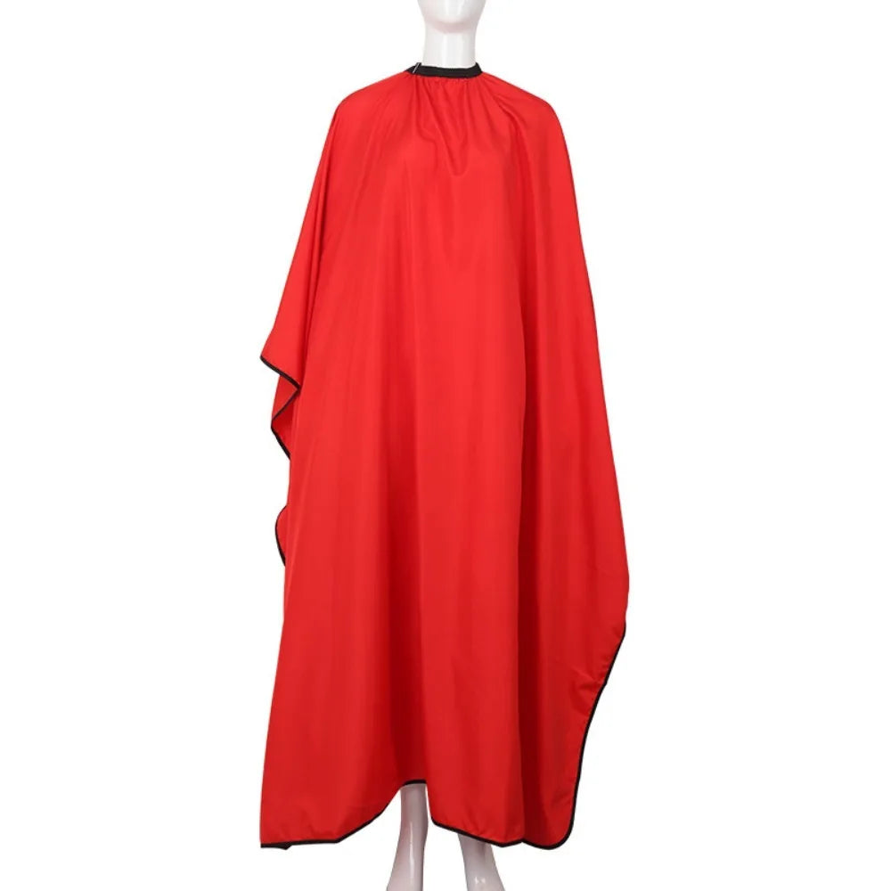 Waterproof Barber Cape Salon Haircut Apron – Polyester Pongee Salon Barber Cape Richie's Red