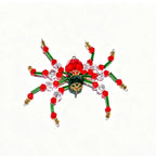 Beaded Spider Hanging Ornament – Crystal Faceted Halloween Décor Halloween Hanging Ornament Richie's Style6