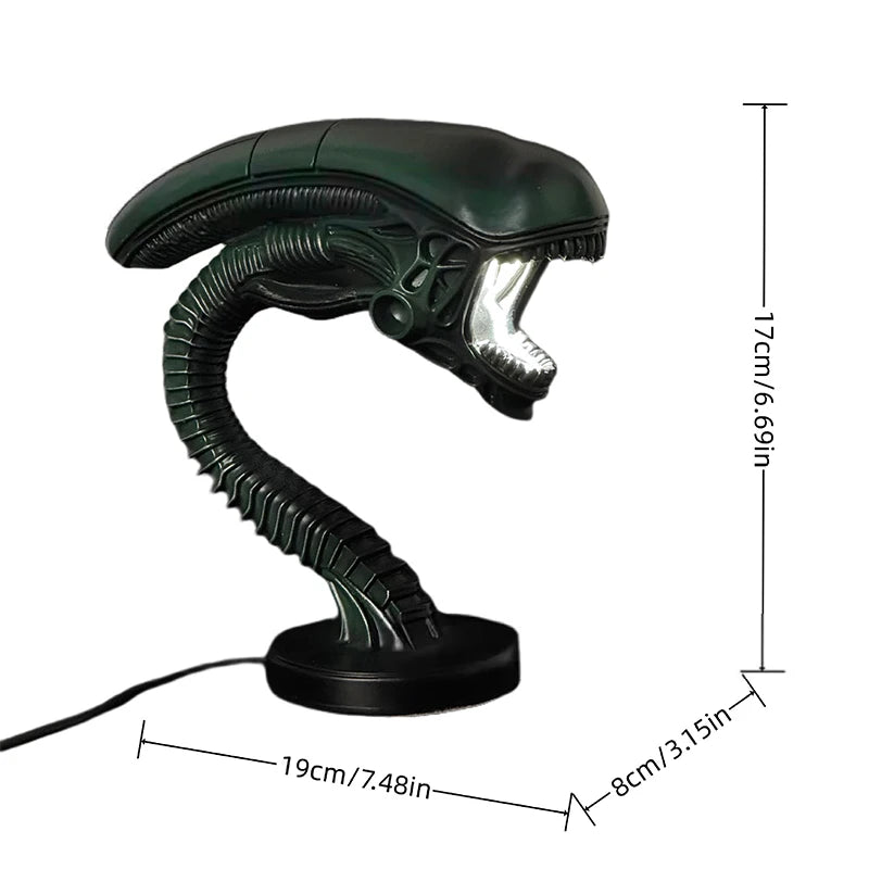 Alien Creature LED Desk Lamp – Resin Novelty Night Light Decor Novelty Desk Lamp Richie's