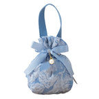Christmas Candy Gift Bag – Fabric Drawstring Party Favor Bag Gift Favor Bag Richie's Sky Blue B