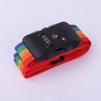 TSA Lock Luggage Strap – Adjustable Password Suitcase Belt Luggage Security Strap Richie's rainbow