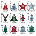 Christmas Cutlery Holder Bags | Festive Non-Woven Fabric 4 Pcs Cutlery Holder Bags Richie's