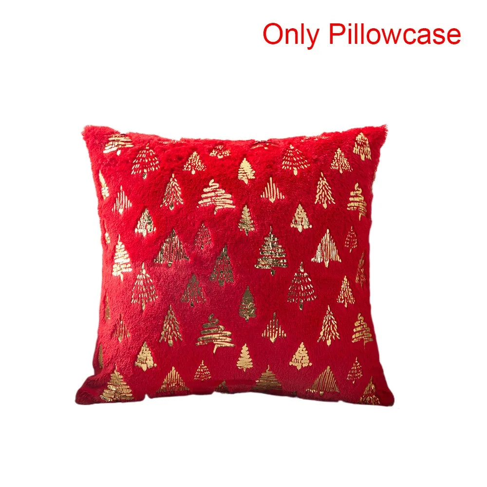 Christmas Throw Pillow Cover – Festive Plush Cushion Slipcover Throw Pillow Cover Richie's Style 4