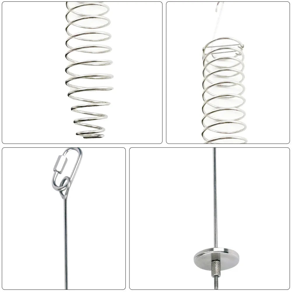 2Pcs Stainless Steel Parrot Fruit Fork Bird Cage Feeder Skewer Bird Cage Feeder Richie's
