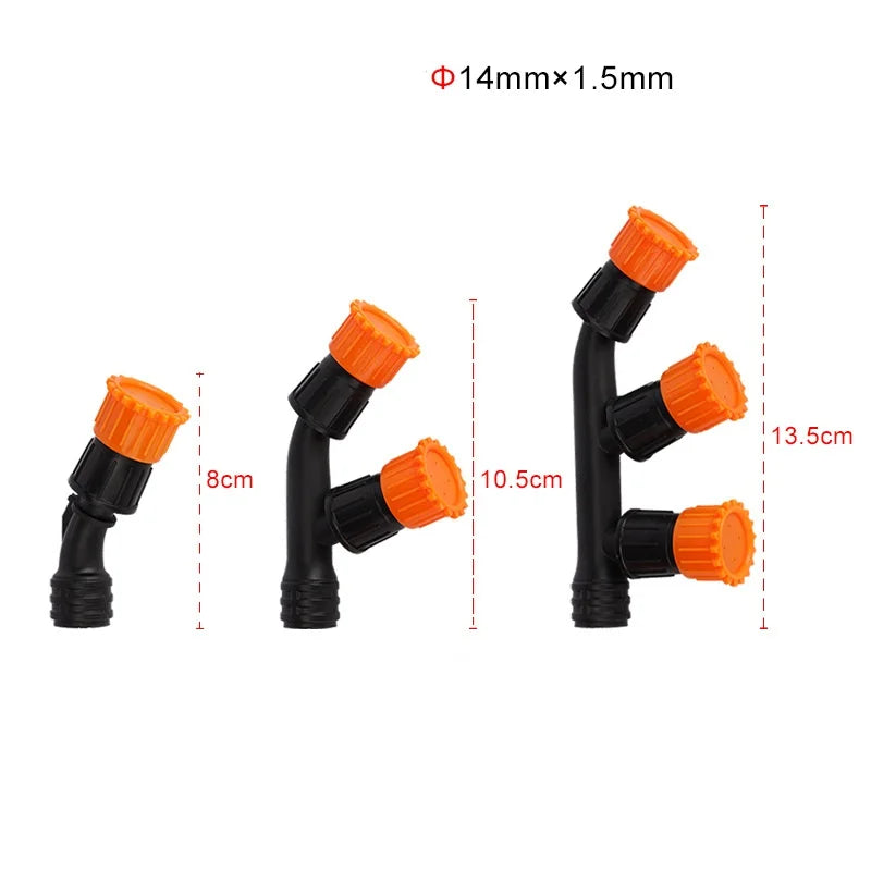Garden Misting Sprayer Nozzle – 1, 2 or 3 Head Atomizer Garden Sprayer Nozzle Richie's