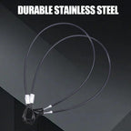 60CM Stainless Steel Camera Safety Lanyard for GoPro DJI Insta360 Camera Safety Lanyard Richie's