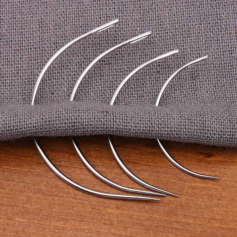 4Pcs Curved Leather Sewing Needles C-Type Shoe Repair Set Leather Sewing Needles Richie's