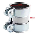 Adjustable Exhaust Clamp 45–65mm Steel Pipe Connector Sleeve Exhaust Clamp Richie's 65mm