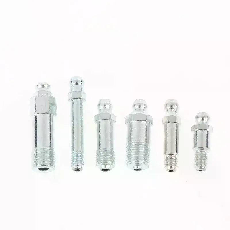 5Pcs Metric Zerk Grease Nipple Fittings M6 M8 M10 Lengthened Head Grease Zerk Fittings Richie's