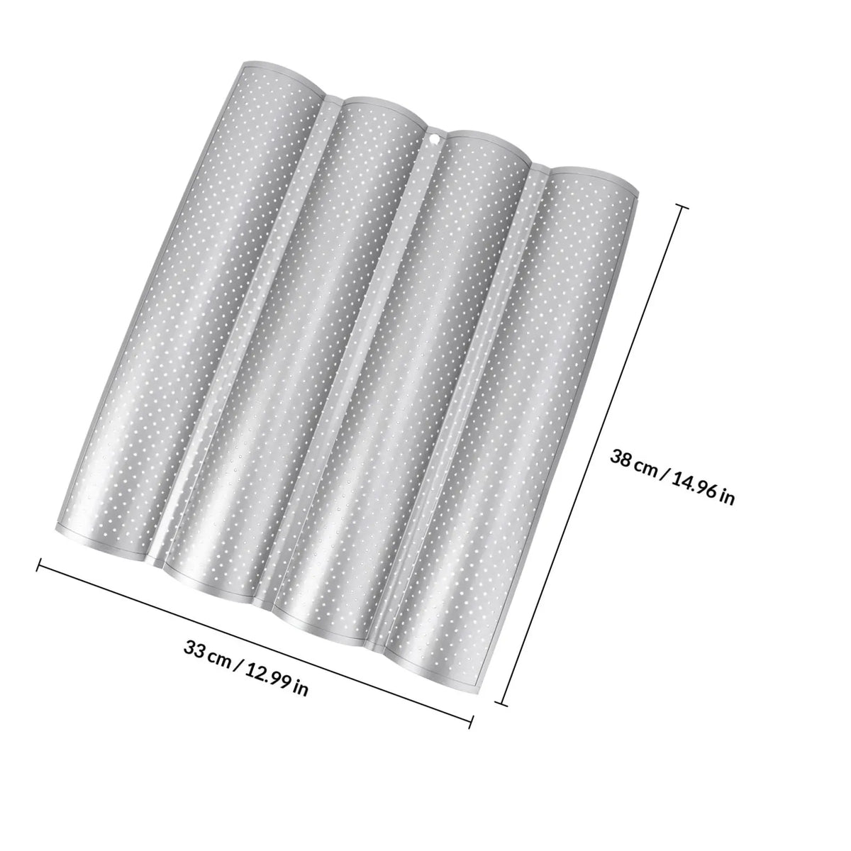 Wave Baguette Baking Tray – Non-Stick French Bread Pan Bread Baking Pan Richie's