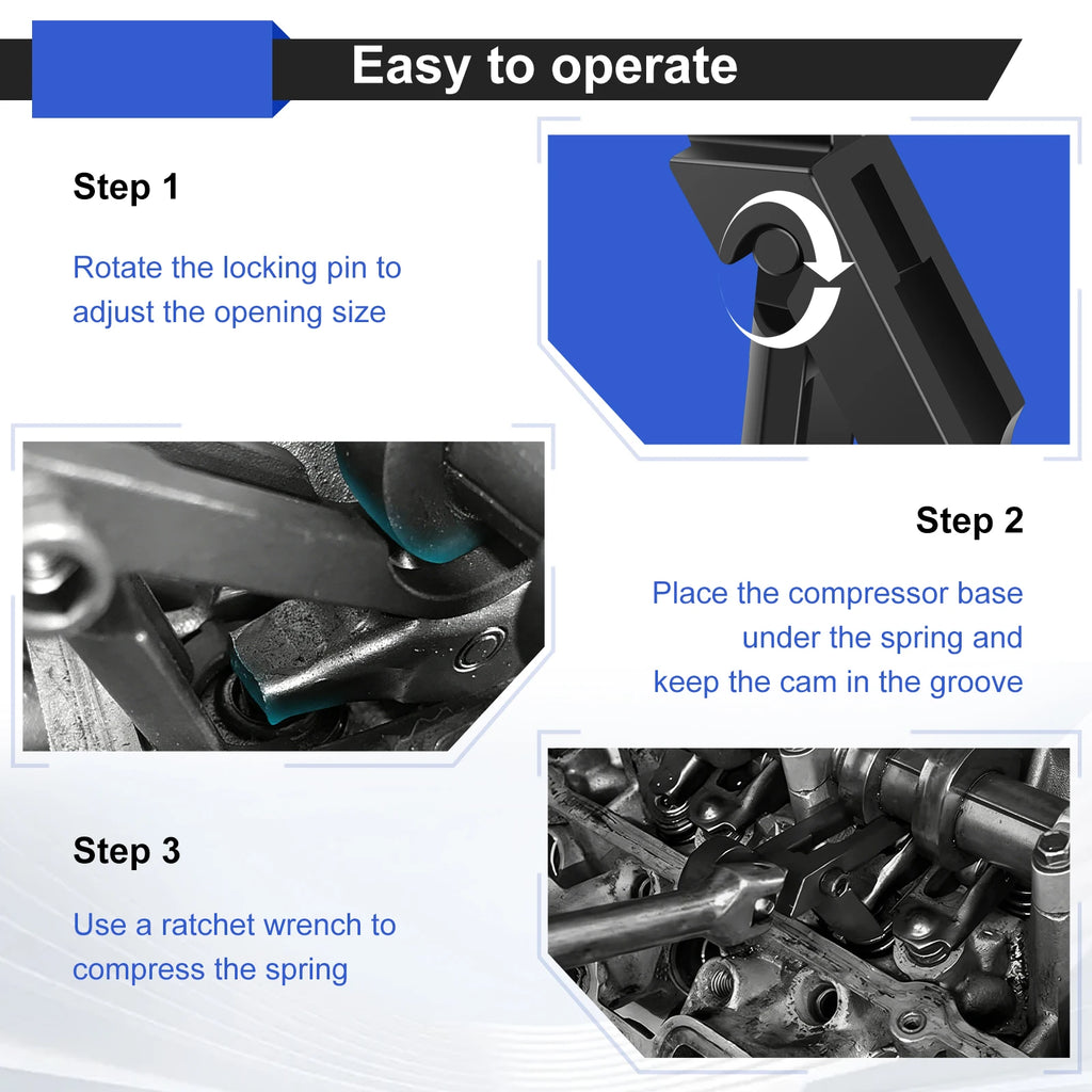 Valve Spring Compressor Tool – 4.6L V8, 5.4 V8, 6.8 V10 Engine Service Tool Richie's