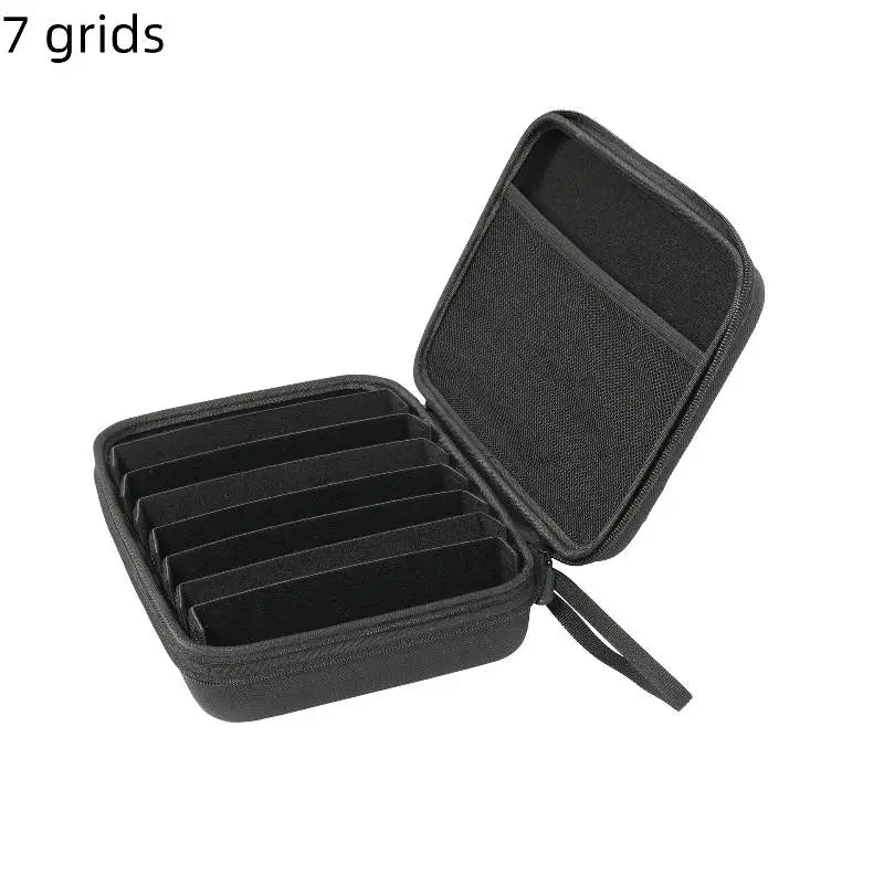 Travel Sunglasses Organizer Case 4–8 Slots | Hard EVA Storage Eyewear Organizer Case Richie's 7 grids