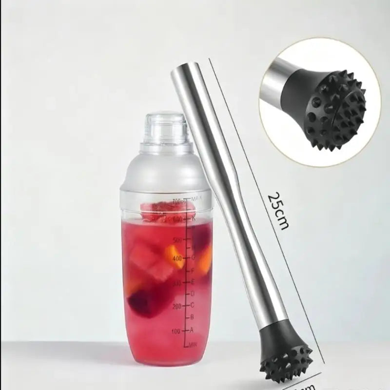 Stainless Steel Cocktail Muddler & Ice Crushing Hammer Tool Cocktail Muddler Tool Richie's A6