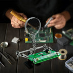 5X Helping Hand Magnifying Glass Stand with Alligator Clips Helping Hand Magnifier Richie's