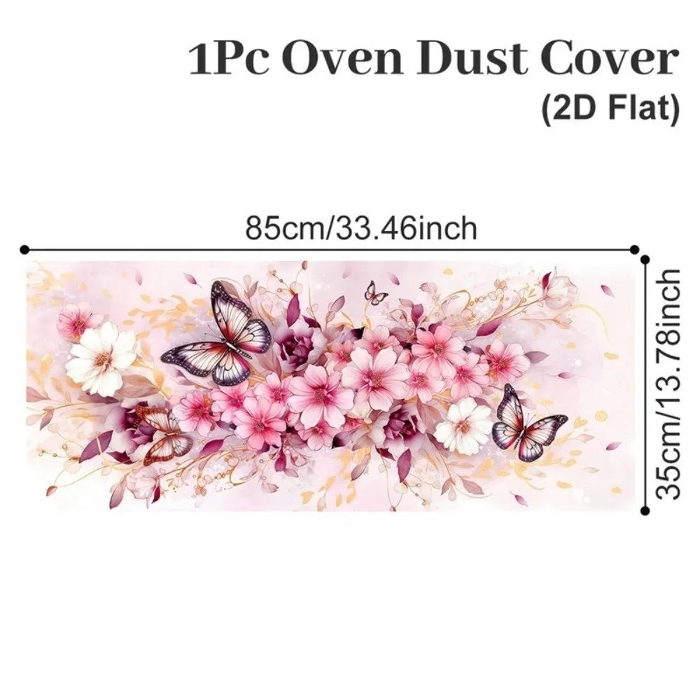 Microwave Oven Dust Cover 85x35cm Oil-Proof Washable Polyester Appliance Dust Cover Richie's 4