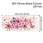 Microwave Oven Dust Cover 85x35cm Oil-Proof Washable Polyester Appliance Dust Cover Richie's 4