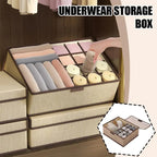 Foldable Underwear & Socks Drawer Organizer Storage Box Drawer Storage Organizer Richie's