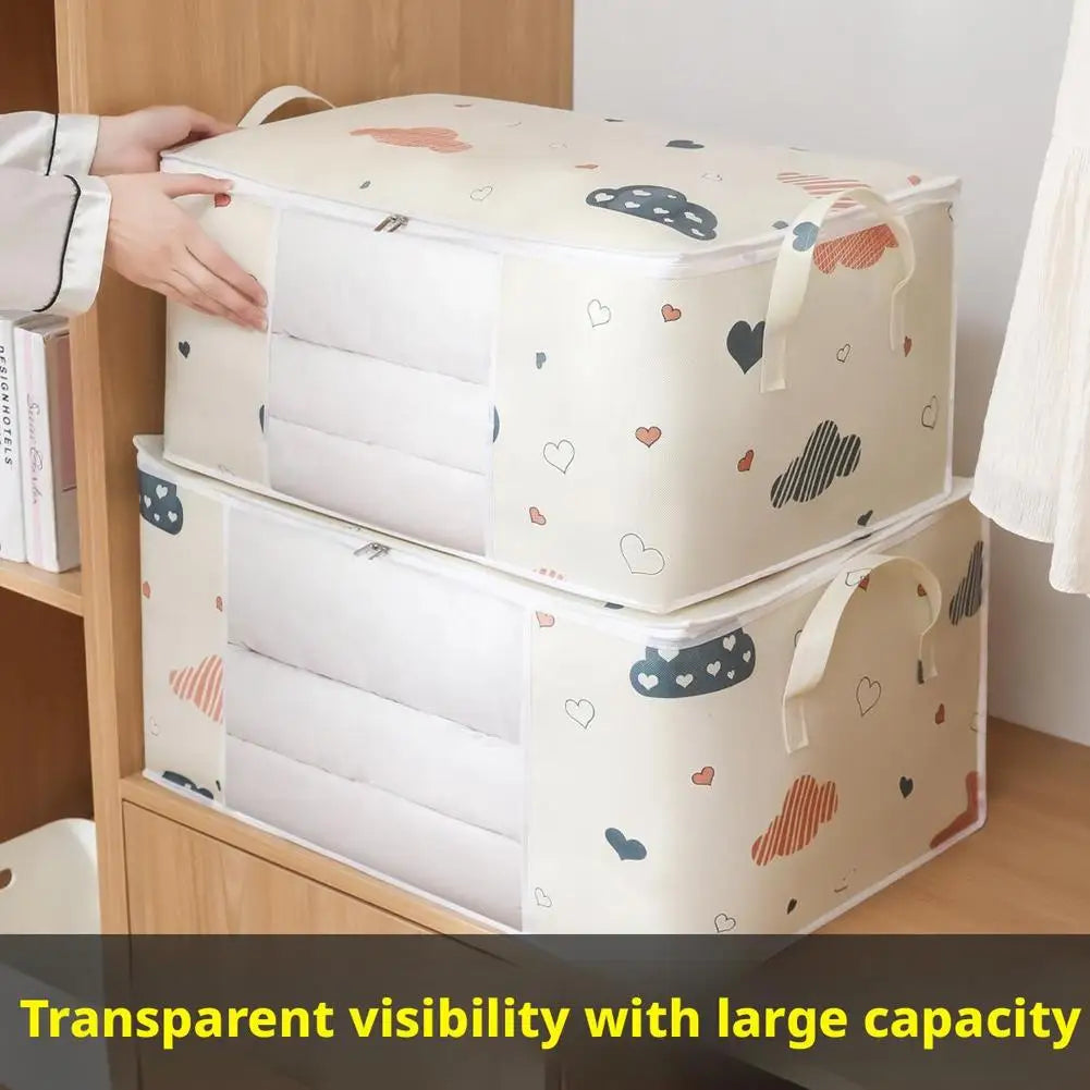 Quilt & Duvet Storage Bag – Moisture-Proof Closet Organizer Bedding Storage Bag Richie's