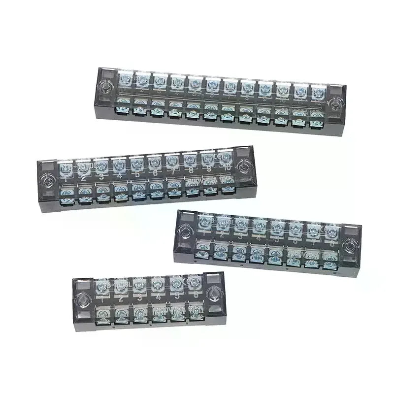 Dual Row Barrier Screw Terminal Block 15A 600V TB Series Screw Terminal Block Richie's