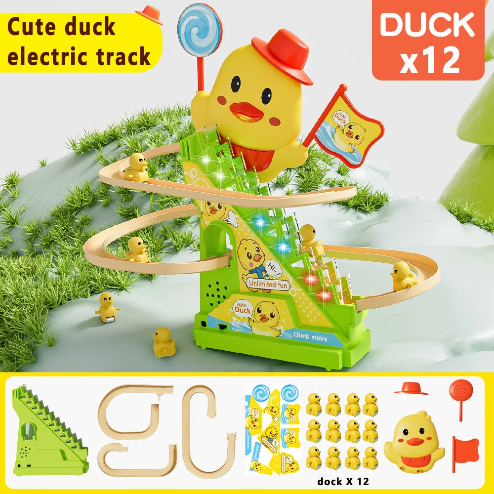 Sliding Duck Track Toy with Music & Lights | Kids Learning Toy Educational Kids Toy Richie's 668-50 Dock12