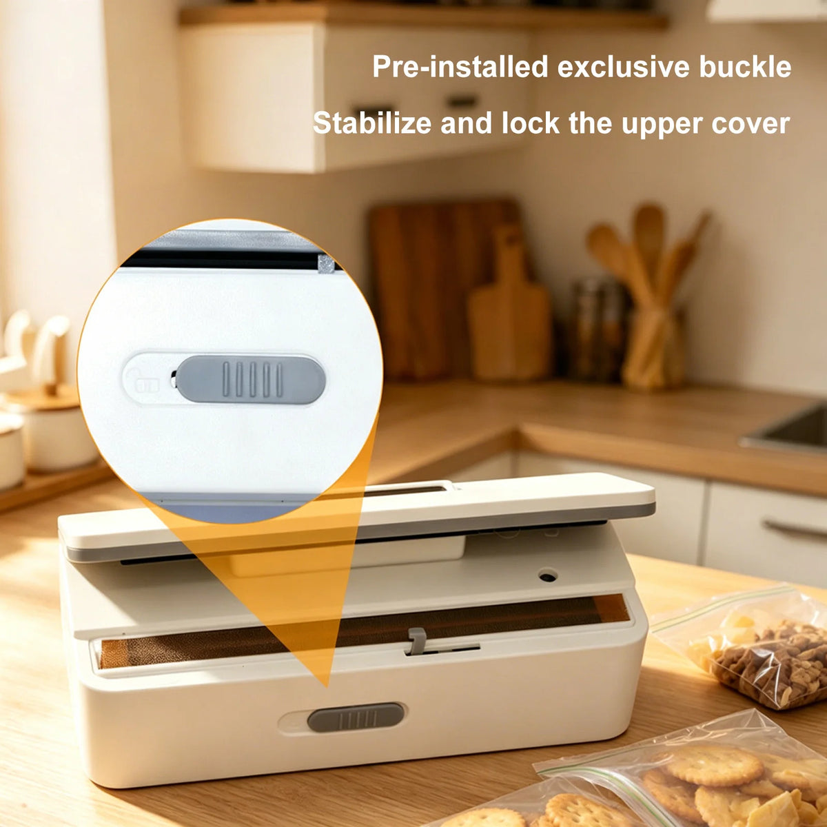 APWIKOGER Rechargeable Mini Bag Sealer – 8-Level Heat Sealer Heat Bag Sealer Richie's