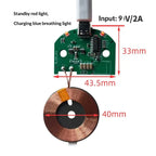 15W Wireless Charger PCBA Module – Type-C & Micro-USB Coil Wireless Charger Module Richie's SX C01