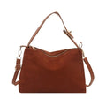 Retro Suede Crossbody Shoulder Bag Women Vintage Hobo Purse Crossbody Shoulder Bag Richie's Light Brown
