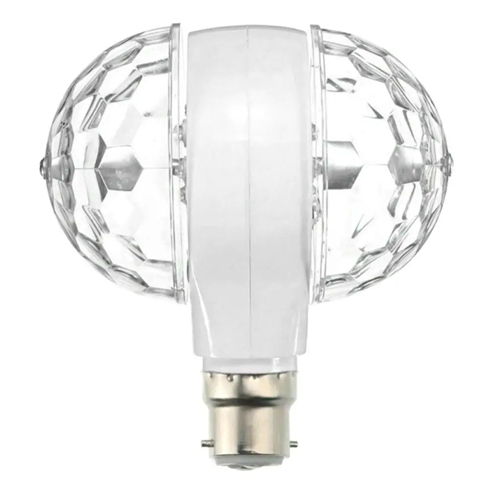 6W LED Rotating Crystal Ball Disco Bulb B22 E27 Stage Light LED Stage Light Bulb Richie's B22