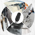 Carbon Steel Drill Bit Adapter for Rotary Hammer Drills Drill Bit Adapter Richie's