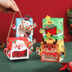 5-Pack Santa Christmas Candy Gift Boxes with Carry Handle Christmas Gift Box Richie's
