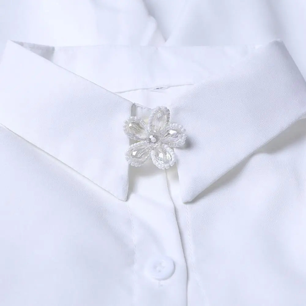 Pearl Button Covers – DIY Alloy Rhinestone Shirt Cufflinks Button Covers Richie's