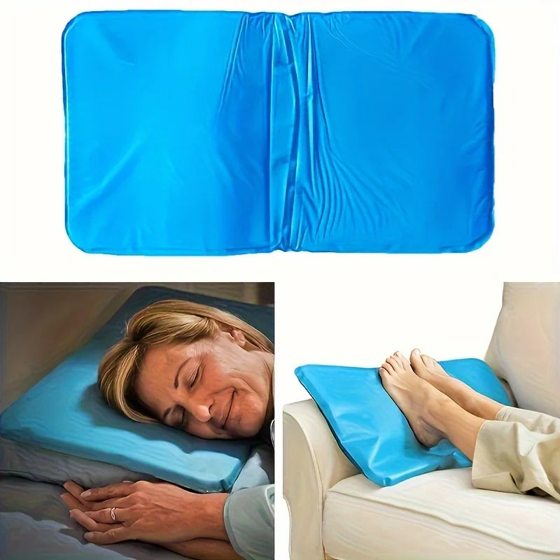 Blue Gel Ice Pack Cooling Neck Pillow – Summer Comfort Cushion Cooling Neck Pillow Richie's