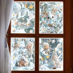 9-Sheet Reusable Christmas Window Clings – Static Cling PVC Decals Christmas Window Clings Richie's
