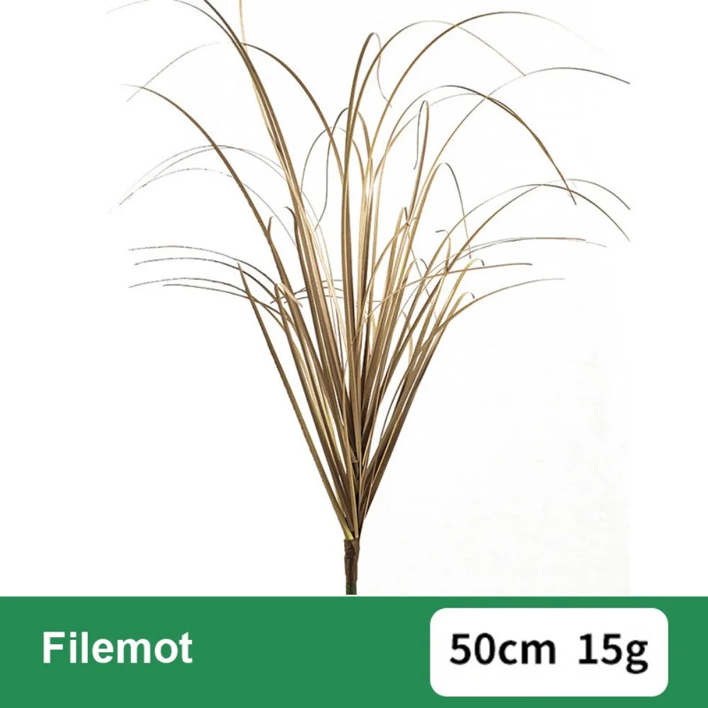 Realistic Artificial Cattail Grass Stem 50cm | Faux Plant Decor Artificial Plant Stem Richie's Filemot