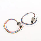 M12 IP67 Waterproof Connector 4/5/8 Pin Panel Socket 22AWG Wire Industrial Connector Richie's