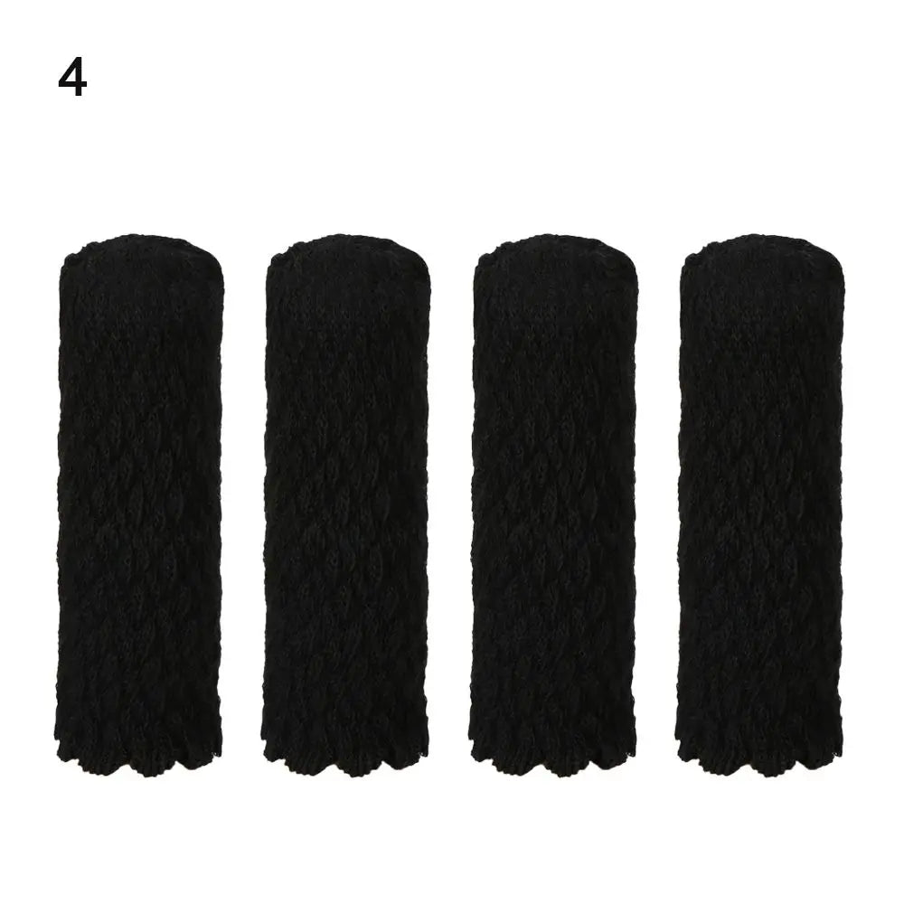 4-Pack Non-Slip Knitted Furniture Leg Covers – Floor Protector Furniture Leg Covers Richie's 4