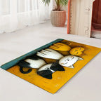 Non-Slip Cat Pattern Pet Feeding Mat – Waterproof & Easy Clean Pet Feeding Mat Richie's