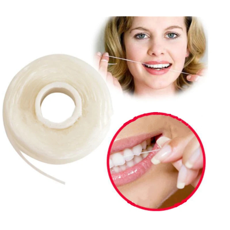 Waxed Mint Dental Floss Spool 50m – 1–10 Rolls | Oral Care Dental Floss Spool Richie's
