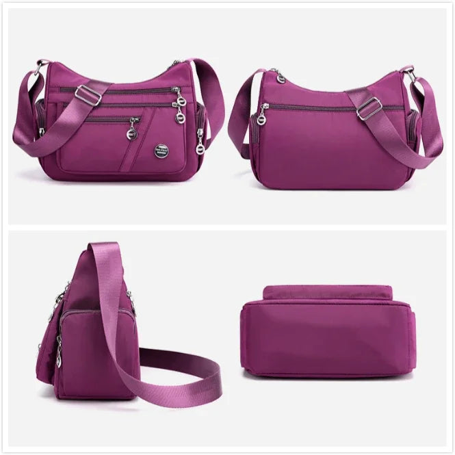 Women's Waterproof Nylon Crossbody Messenger Bag | Mini Travel Crossbody Messenger Bag Richie's